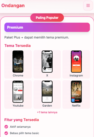 Langkah 4 - Pilih Paket